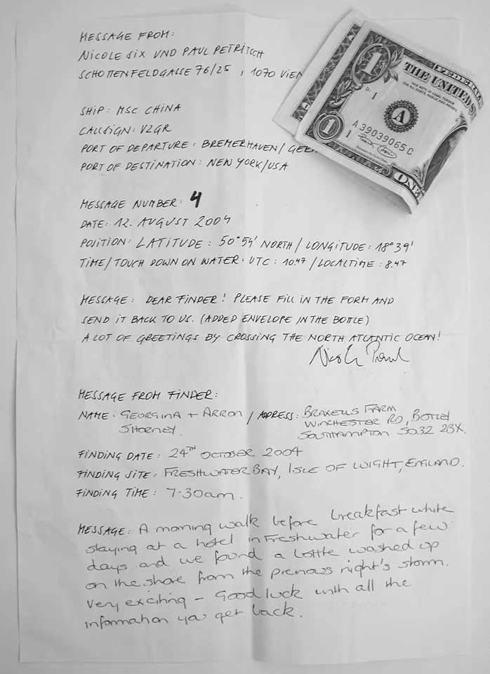 Message Number 4, 12. 08. 2004/ 24.10.2004