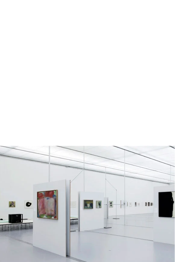 Ausstellungsansicht | Exhibition view, LENTOS Kunstmuseum Linz, Lassnig – Rainer. Das Frühwerk