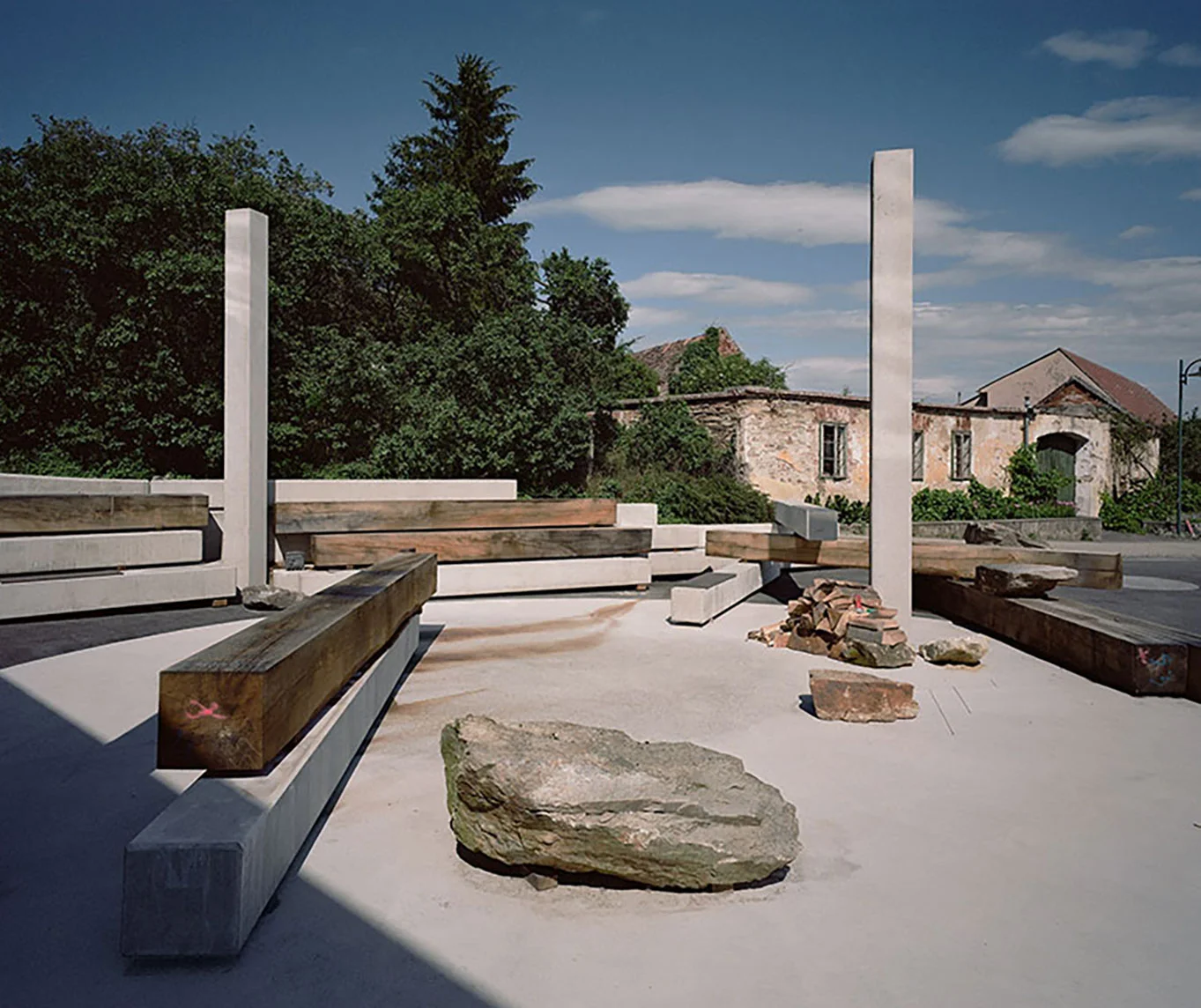 Feuerstelle, Dorfplatz Meiseldorf