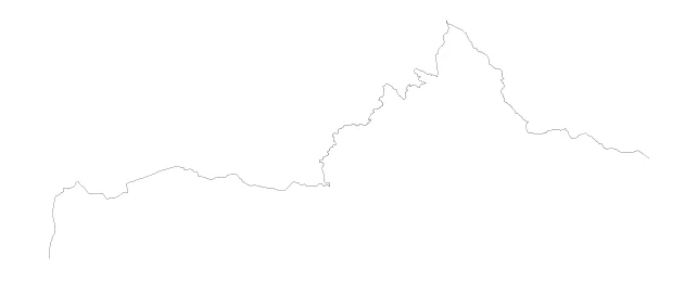 Abstimmungsgrenze 1920 | Border for referendum 1920; Kärnten | Carinthia, digitale Bleitiftzeichnung | digital drawing, pencil