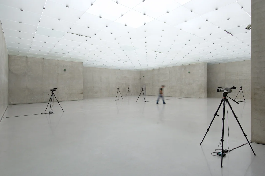 Aufnahmesituation | film setting, Kunsthaus Bregenz, 3.OG