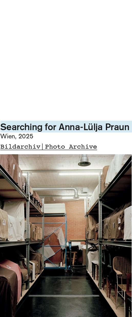 Nicole Six & Paul Petritsch, Nach Anna Lülja Praun (MAK, Wien), 2023, © Bildrecht, Wien 2024